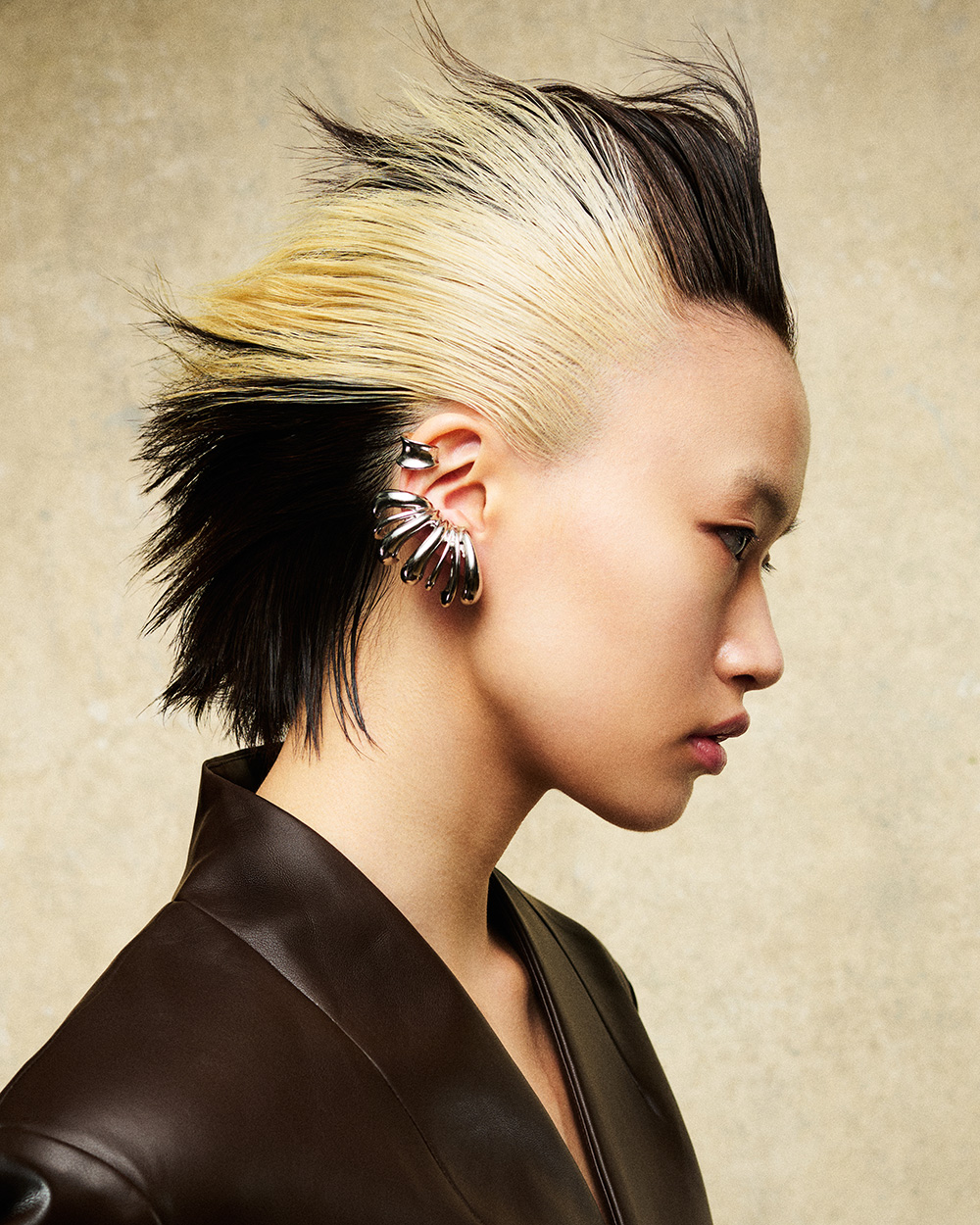 Black and Blonde Spiky Mullet Hairstyle – Lucia Siero Hernandez – BHA London Hairdresser of the Year 2026 Finalist Collection